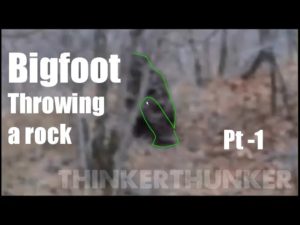 Provo Utah Bigfoot Throwing a Rock - Part 1
